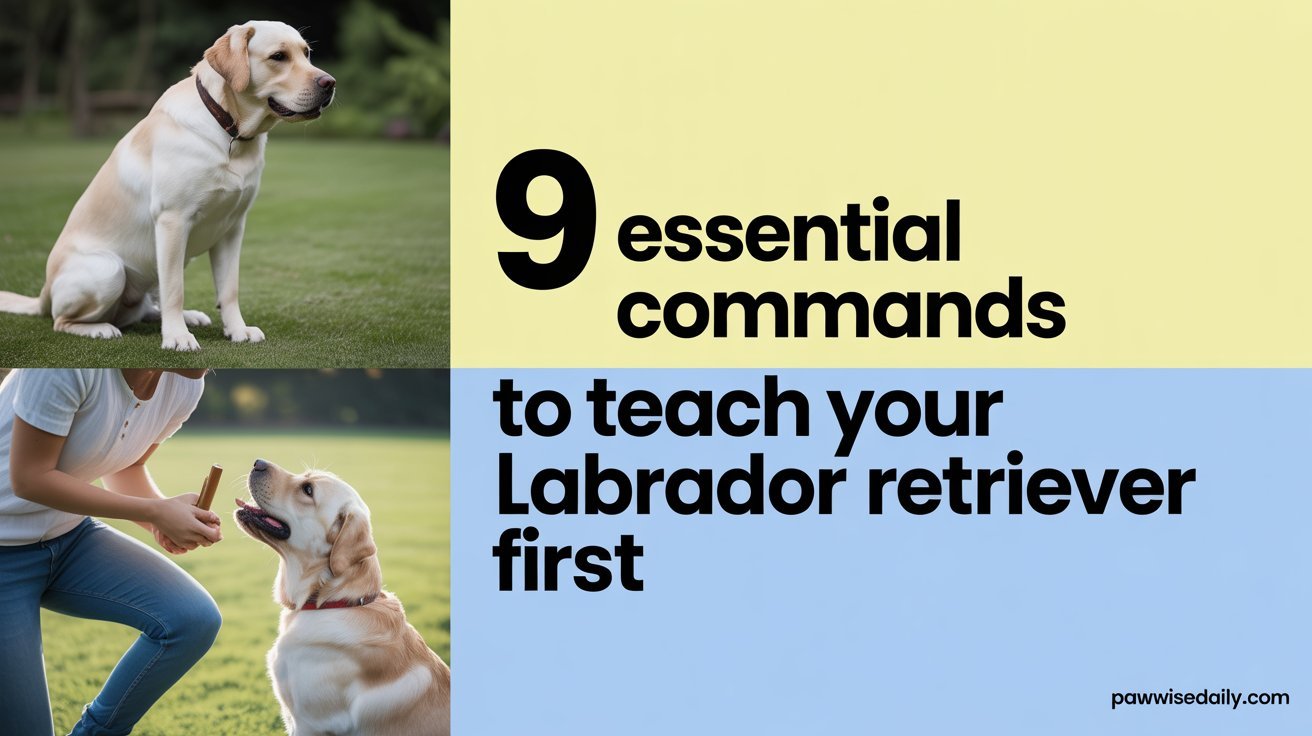 9 Essential Commands to Teach Your Labrador Retriever First