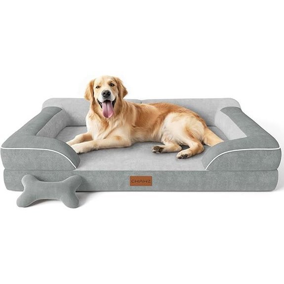 CWAWZ Extra Large Orthopedic Dog Bed with Gel Memory Foam