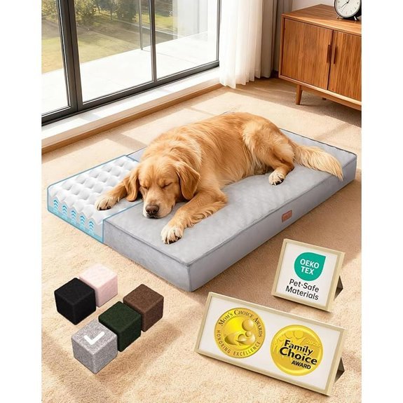 OhGeni Orthopedic Waterproof Dog Bed for XL Dogs