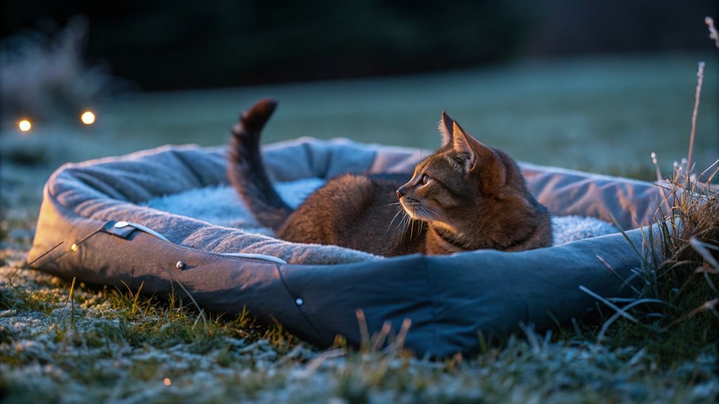 heated adjustable weather resistant bed