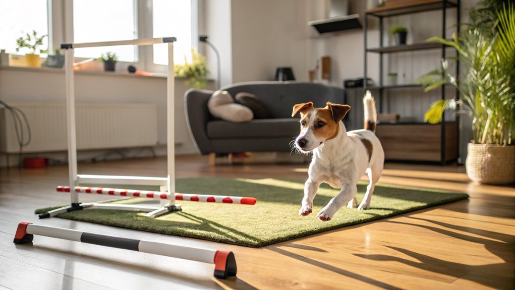 indoor obstacle courses for jack russell dogs
